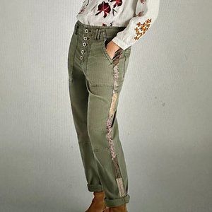 Anthropologie The Wanderer Side-Stripe Utility Pants Size 25